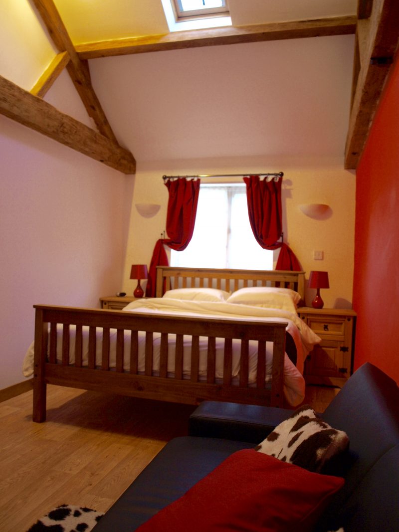 The Dairy - Bedroom with King bed