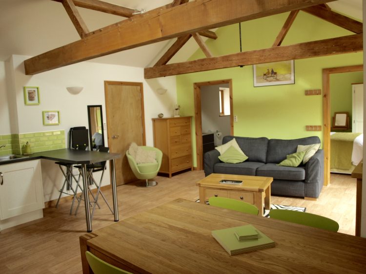 The Courtyard - Lounge at Lodge Farm Holiday Barns