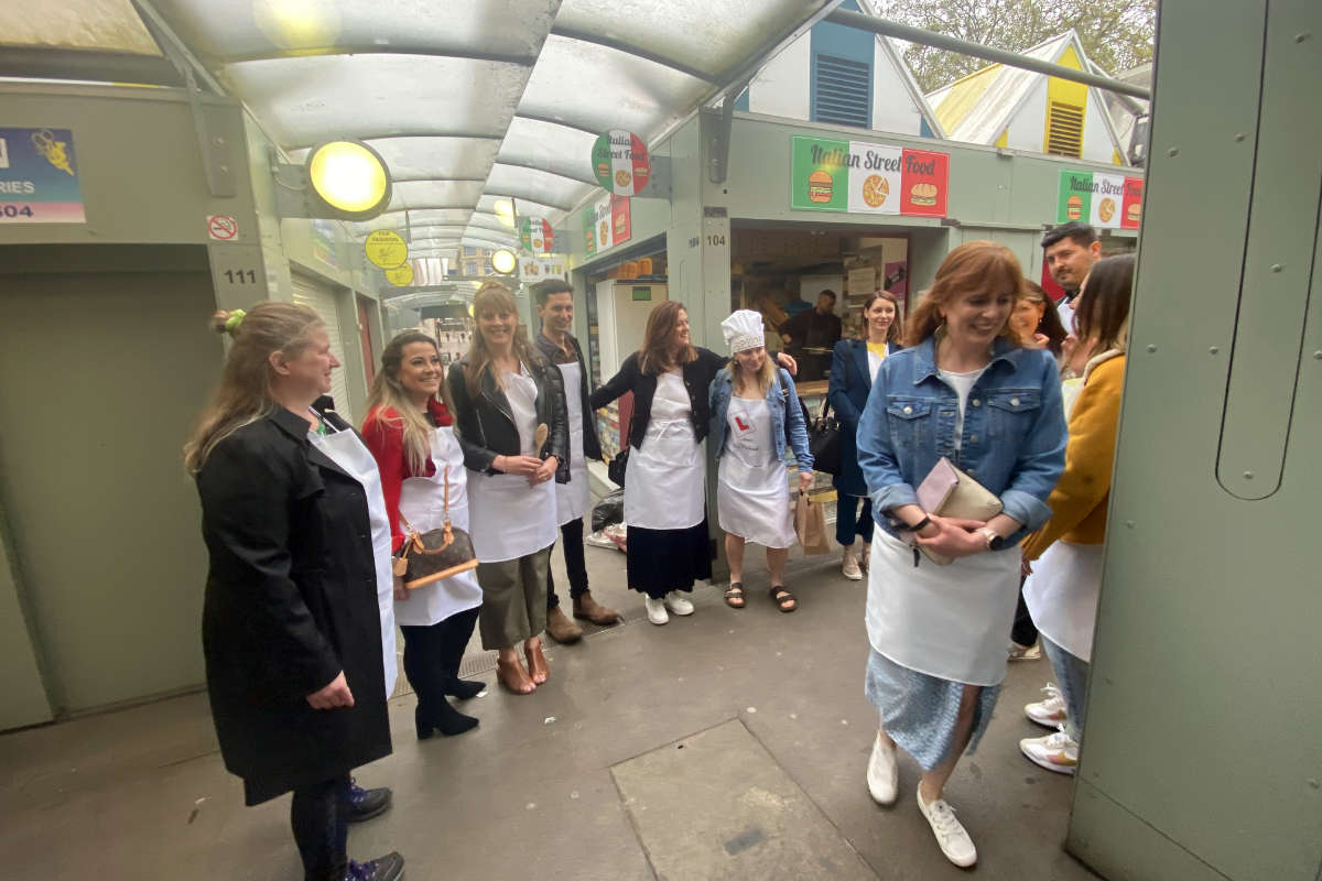 Norwich food tour at the market